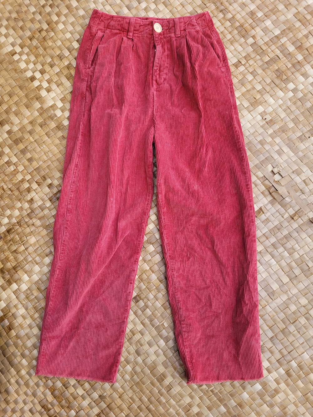 Rudy Jude Elderberry Corduroy Trousers Sz 1
